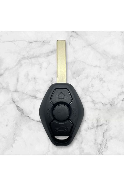 Luxe Aksesuarr BMW X5 X3 E90 E60 E53 E36 E38 3 Button Key Fob Shell