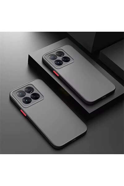 Rivor Xiaomi Mi 14t Için Uyumlu Kılıf Kamera Korumalı Buzlu Kenarları Ve Tuşl...