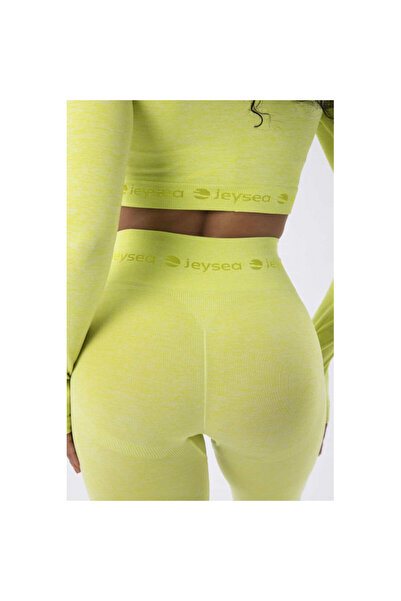 Jeysea EDGG JEYSEA JTYT2022-000303 Kadın Tayt Sarı