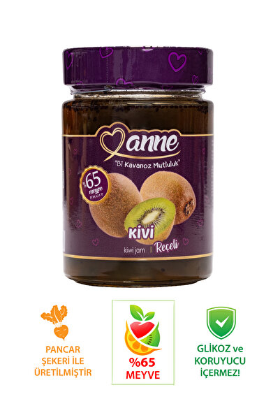 Anne Kivi Reçeli 400g (PANCAR ŞEKERİ ILE ÜRETİLMİŞTİR - GLİKOZ, KORUYUCU IÇER...