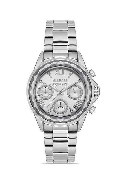 MICHAEL TOMMY Steel Women's Wristwatch - Mt-20237L-Bb43