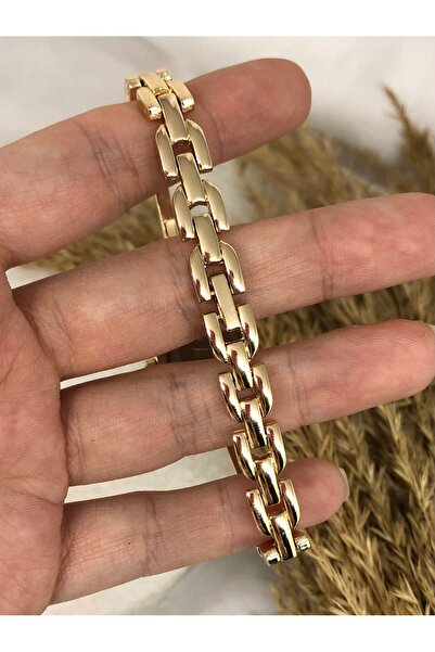 TD TRENDDURAGI Vintage Gold İçi Beyaz Kadın Kol Saati