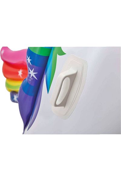 Intex راكب يونيكورن قابل للنفخ - قارب بحري وحمام سباحة 201x140x97 سم