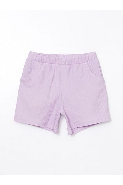 LC Waikiki New Season Girls' Shorts with Elastic Waist - S5Kf57Z4