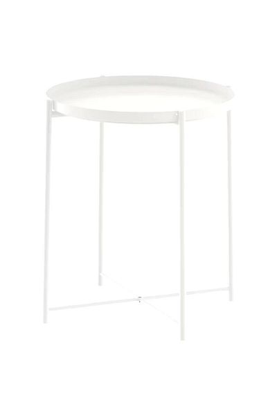 IKEA Tray table, white, 45x53 cm