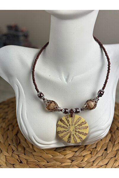 SEDEF TAKI Sedef taşlı kolye