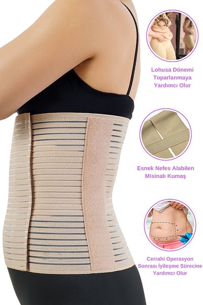 FixiCure Post-Caesarean Maternity Corset - Abdominal Support Corset - Waist Shaping Corset