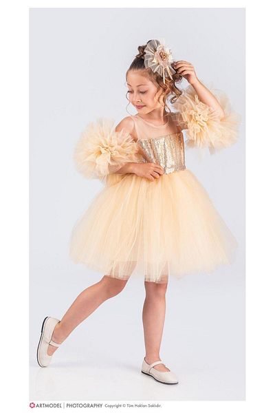 KOKOŞ BEBEK Βραδινό φόρεμα Tutu Detail για τις 23 Απριλίου και ειδικές περιστάσεις