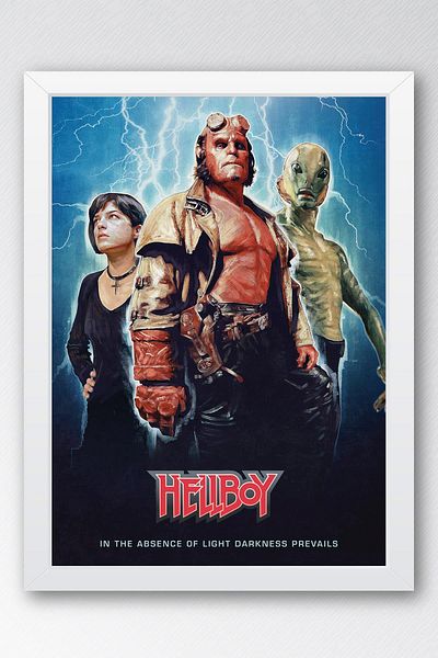Saturn Hellboy în cadru - Pictură poster de film