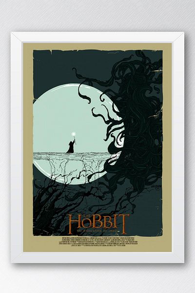 Saturn Tablou înrămat Hobbit - Tablou poster film