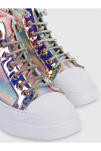 Civil Boots Kız Çocuk Bot Ve Çizme 31-35 Numara Gökkuşağı