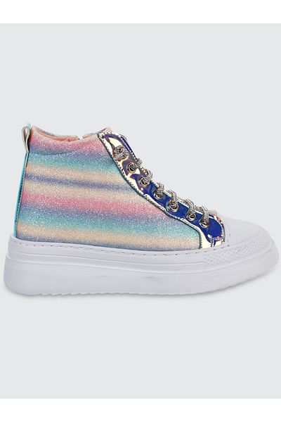 Civil Girls' Boots and Boots Size 31-35 - Rainbow Pattern