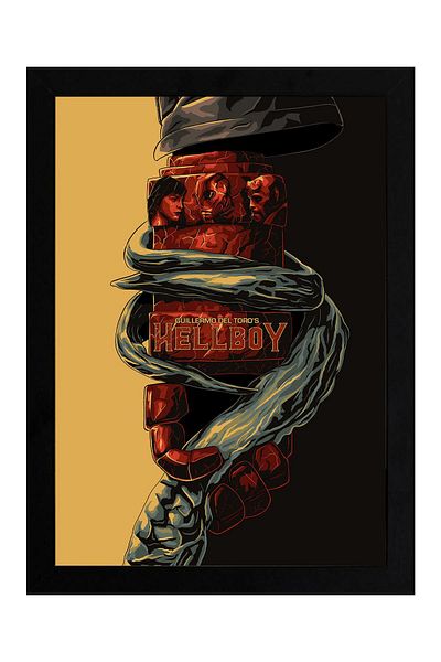 Saturn Hellboy în cadru - Pictură poster de film