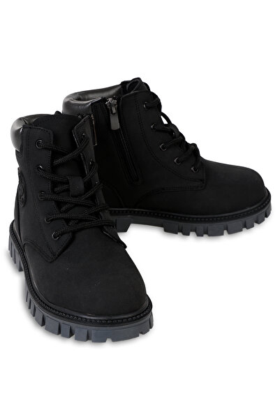 Civil Boots Erkek Çocuk Bot 31-35 Numara Siyah