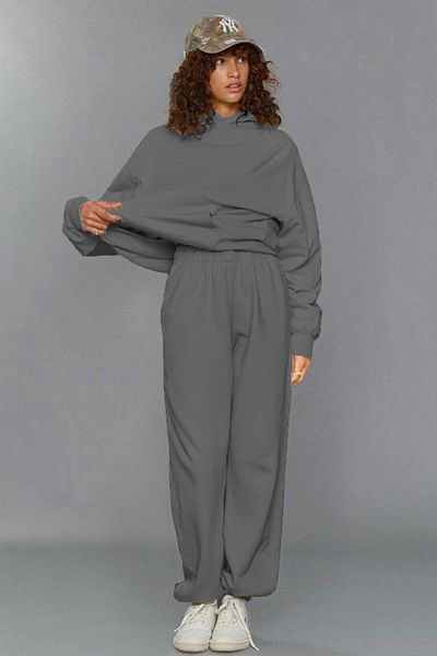 Madmext Mad Girls Smoked Hooded Damen-Trainingsanzug-Set Mg1225