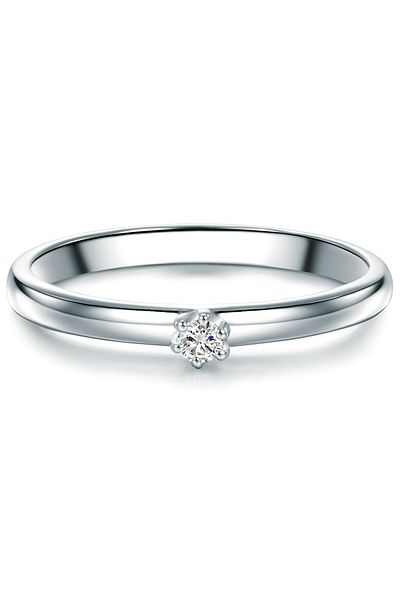 Trilani Diamantring Yüzük Sterling Silber Diamant weiß