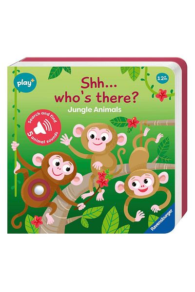 RAVENSBURGER Play+ Shh...Who's There: Jungle Animals - First View and Search