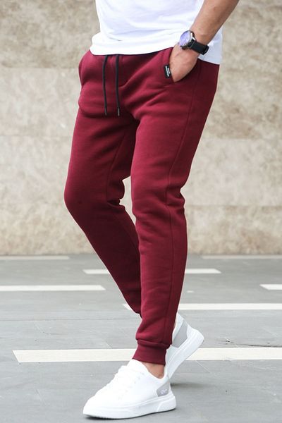 Madmext Claret Red Basic αθλητική φόρμα 4210