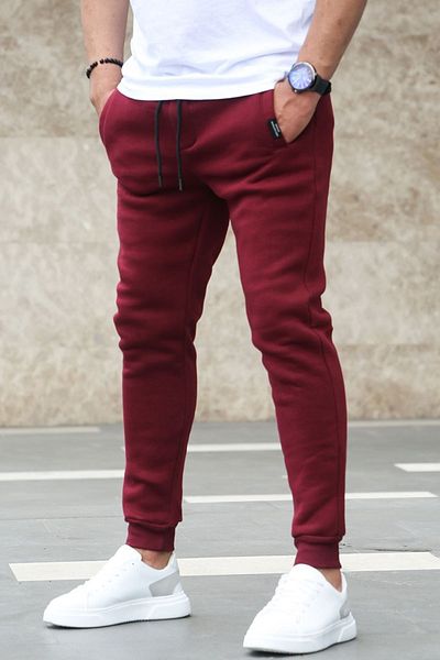 Madmext Claret Red Basic αθλητική φόρμα 4210