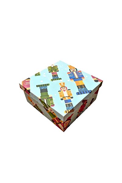 KOLİ KOLAY Kurşun Asker Baskılı Hediye Kutusu 25x25x12cm
