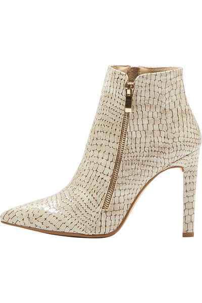 Faina Stiefelette Aus Glattleder