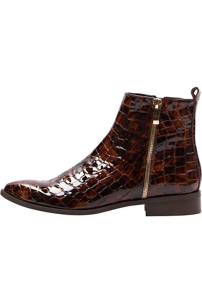Faina Ankle Boots Aus Lackleder