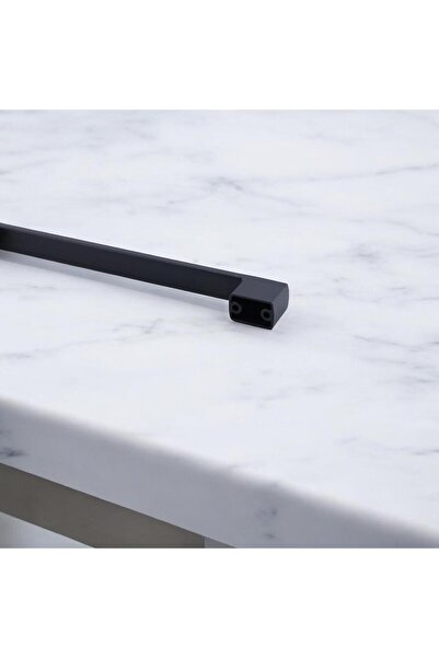 NZB Kulp Siyah Mobilya Çekmece Mutfak Dolap Dolabı Kulpu Kulbu Kulpları 160 mm (SERT PLASTİK)
