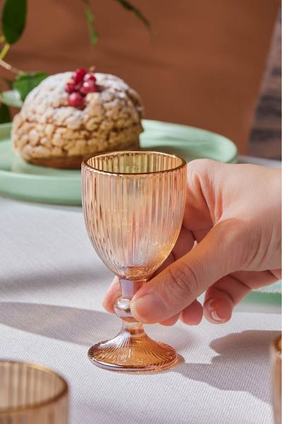 Karaca Rocco 6-Piece Coffee Glass Amber 60 ml