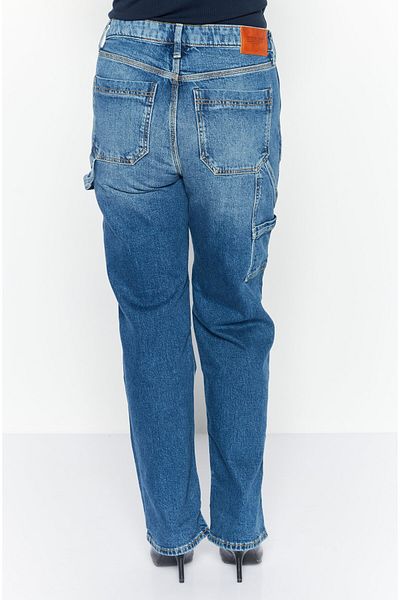 Esprit Women Straight Fit Washed Stretchable Jeans, Blue