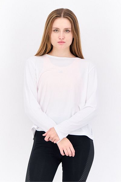 Head Women Relaxed Fit Long Sleeve Outdoor Top, White