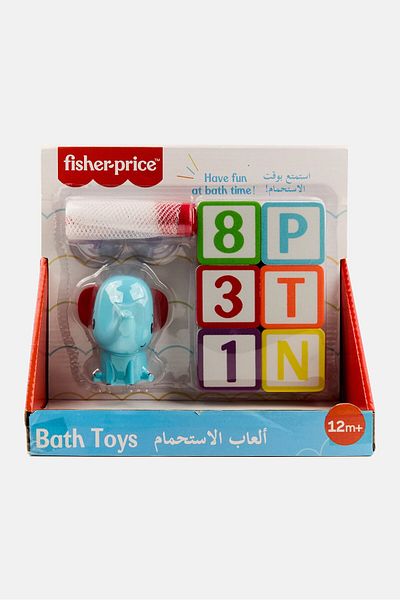 FISHER PRICE Bath Toys Letters And Number Squirter, Red Combo