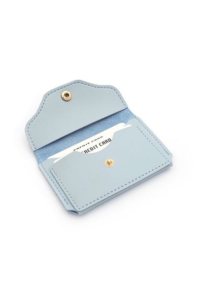 Womancraft Portofel pentru carduri de damă Accesoriu pentru compartimentul cardului Baby Blue