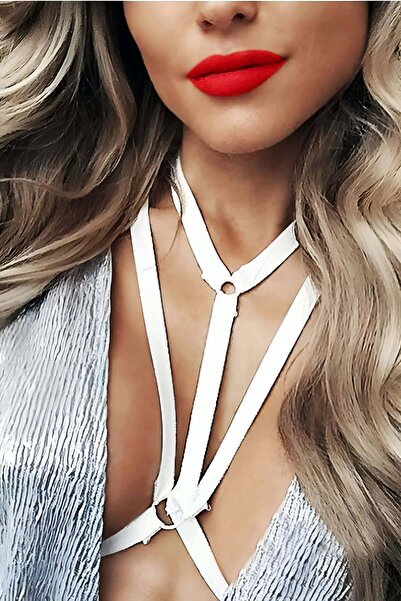 ECheffs Underwear Sexy Accessory White Harness - Brf93