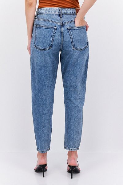Esprit Women Regular Fit Washed Stretchable Retro Classic Jeans, Blue