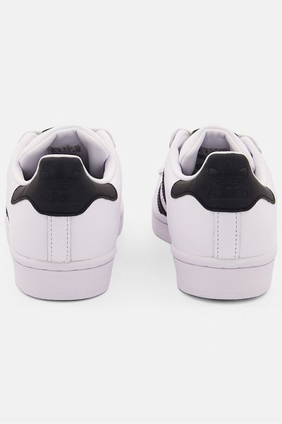 adidas Kids Boy Superstar Lace Up Training Sports Shoe, White Combo