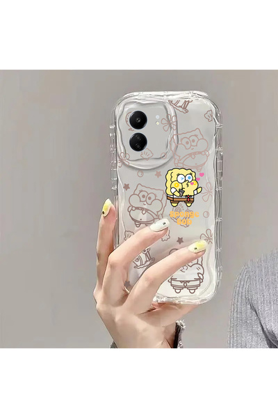 MustCase حافظة شفافة من السيليكون الناعم المقاوم للصدمات ومتوافقة مع Redmi 13C