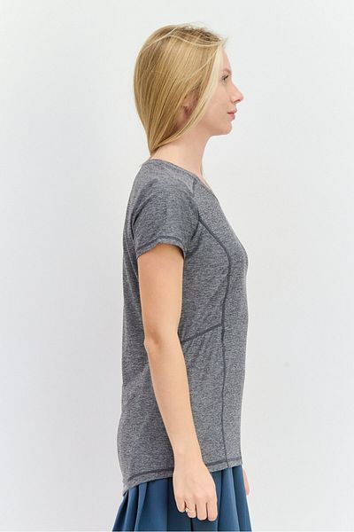 Head Women Sportswear Fit Short Sleeve Outdoor T-Shirt, Grey