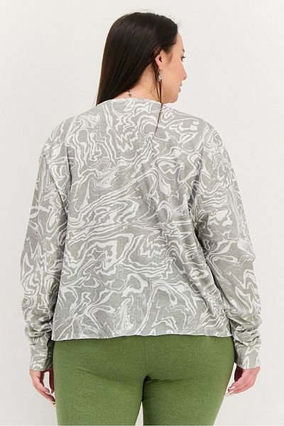 Champion Women Sportswear Fit Long Sleeve Outdoor Top, Grey