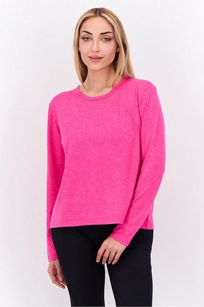 Head Women Relaxed Fit Long Sleeve Outdoor Top, Pink
