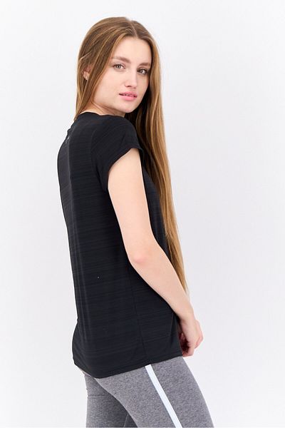 Head Women Relaxed Fit Short Sleeve Outdoor T-shirt, Black