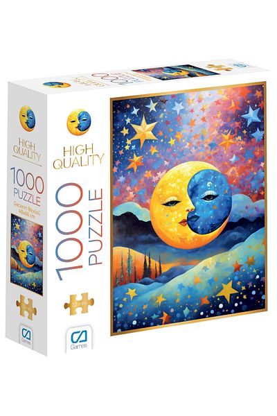 CA Games 1000 Pieces Professional Hobby Puzzle - 2.2mm Thickness, 48X68Cm Jigsaw Puzzle Series
