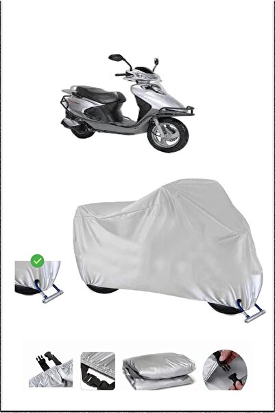 Breen قفل Kuba GS125 متوافق مع دراجة نارية مقاومة للماء ومتينة - رمادي