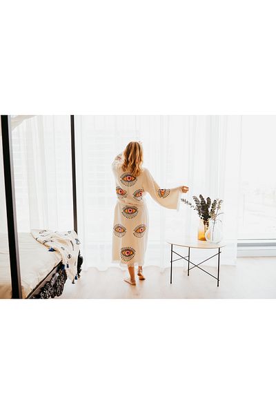 Pamukme COTTON KAFTAN- NAZAR NATURAL