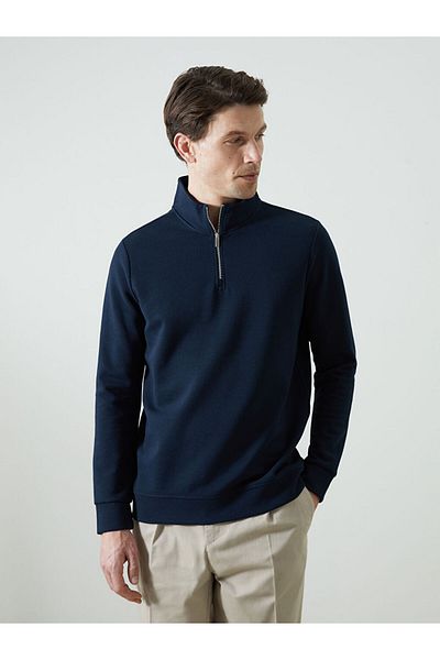 LC Waikiki Lcw Stand Collar Long Sleeve Men's Sweatshirt Fast Fashion