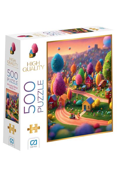 CA Games 500 Pieces Miniature Garden - 2.2mm Thickness, 33X48Cm Professional Hobby Puzzle Jigsaw Puzzle Series