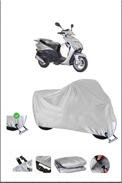 Breen Kanuni Rs125 Lock Compatible Waterproof Durable Motorcycle Canvas-Grey