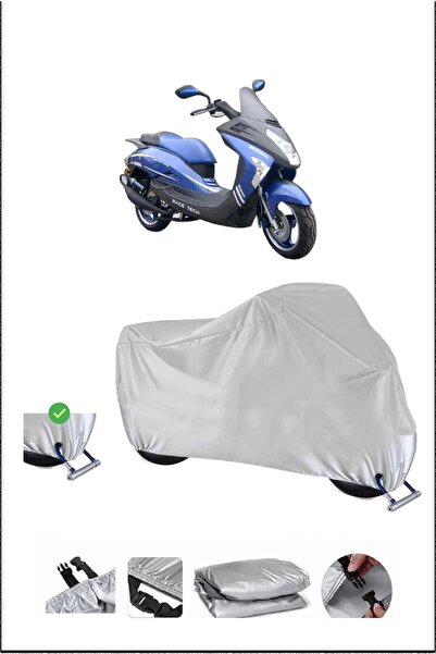 Breen Mondial 150Zc Lock Compatible Waterproof Resistant Motorcycle Canvas-Gray