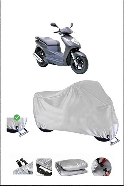 Breen Honda Dylan150 Lock Compatible Waterproof Durable Motorcycle Canvas-Gray