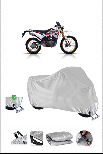 Breen Rks RK200-R قفل متوافق مع الماء ومتين للدراجات النارية - رمادي