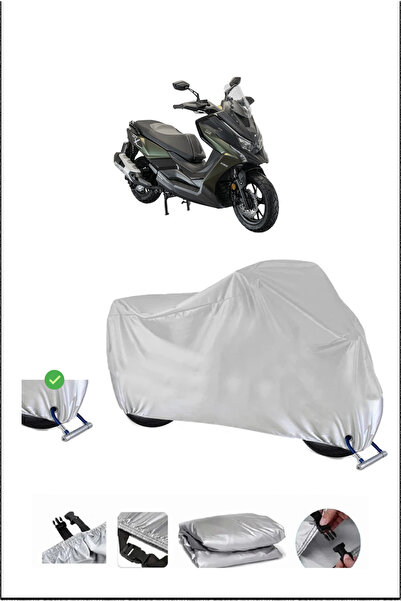 Breen Kymco Dtx250 Lock Compatible Waterproof Resistant Motorcycle Tent-Gray